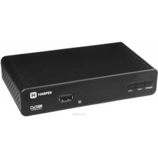 Harper HDT2-1513, Black цифровой телевизионный ресивер DVB-T2