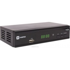 Harper HDT2-2015, Black цифровой телевизионный ресивер DVB-T2