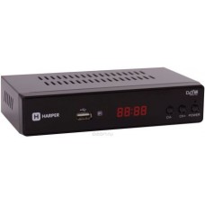 Harper HDT2-5010, Black цифровой телевизионный ресивер DVB-T2