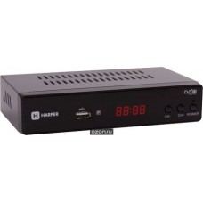 Harper HDT2-5050, Black цифровой телевизионный ресивер DVB-T2