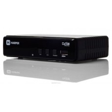 Harper HDT2-1513, Black цифровой телевизионный ресивер DVB-T2