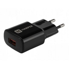 Сетевое зарядное устройство HARPER WCH-8833 BLACK 1xUSB c поддержкой QC3.0
