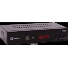 Harper HDT2-5050, Black цифровой телевизионный ресивер DVB-T2