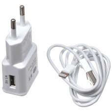 Сетевое зарядное устройство HARPER OLTO 1 USB 1A White