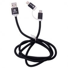 Кабель HARPER USB - Lightning / micro USB (BRCH-410) 1 м черный