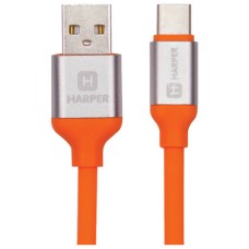 Кабель HARPER USB - USB Type-C (SCH-730) 1 м оранжевый