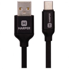 Кабель HARPER USB - USB Type-C (SCH-730) 1 м черный