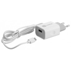 Сетевое зарядное устройство HARPER WCH-5115 WHITE 1xUSB 2.1A + кабель Lightning
