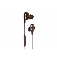 Гарнитура HARPER HV-803 Brown Проводные / Внутриканальные с микрофоном / 20 Гц - 20 кГц / 96 дБ / Двустороннее / miniJack 3.5 мм