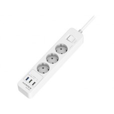 Сетевой фильтр Harper 3 Sockets 3xUSB PD3.0 UCH-340