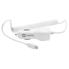 Зарядное устройство Harper CCH-3115 USB 2.1A кабель Lighting White