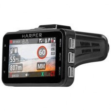 Видеорегистратор с радар-детектором HARPER DVHR-915, GPS черный