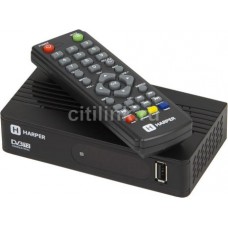 Ресивер DVB-T2 HARPER HDT2-1514, черный