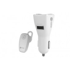 Гарнитура bluetooth HARPER HBT-1723, моно, белый [h00001364]