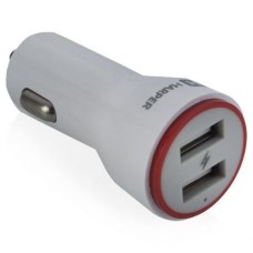 Автомобильное зарядное устройство Harper CCH-6220 2.1A, 2 USB, белый