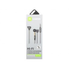 Гарнитура HARPER HV-501 green (металлический корпус) Проводные / Внутриканальные с микрофоном / Зеленый / 20 Гц - 20 кГц / 96 дБ / Двухстороннее / Min