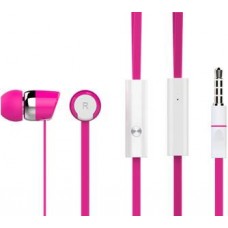Гарнитура HARPER KIDS HV-104 Проводные / Вставные с микрофоном / Розовый / 20 Гц - 20 кГц / Двухстороннее / Mini-jack / 3.5 мм
