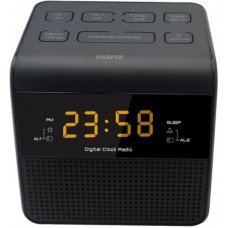 Радиочасы Harper HRCB-7750 amber led