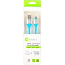 Кабель Harper micro USB SCH-330 blue