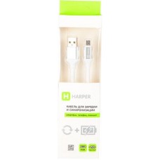 Кабель Harper micro USB SCH-330 white