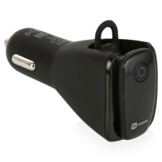 Bluetooth-гарнитура Harper HBT-1723 + автомобильное зу, черный, моно