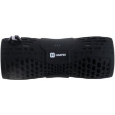 Беспроводная BT-Колонка HARPER PS-045 black (Bluetooth/Влагозащита IPX6/до 7 часов/2x3 Вт/микрофон)