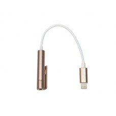 Адаптер HARPER IPC-808 gold Lightning – 3.5 мм