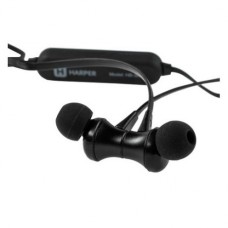 Гарнитура HARPER HB-305, вкладыши, черный, беспроводные bluetooth