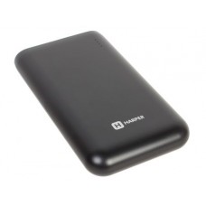Внешний аккумулятор HARPER PB-10010 black (10000mAh/Li-Pol; Выход 2 USB: 5V/1A и 5V/2,1A; LED индикатор)